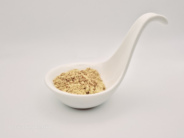 Senfkörner, braun, gemahlen